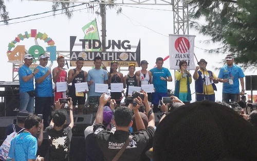 Gaet Wisatawan, Kepulauan Seribu Gelar Tidung Aquathlon